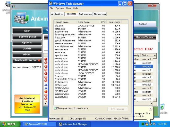 Malware infection Malware infection