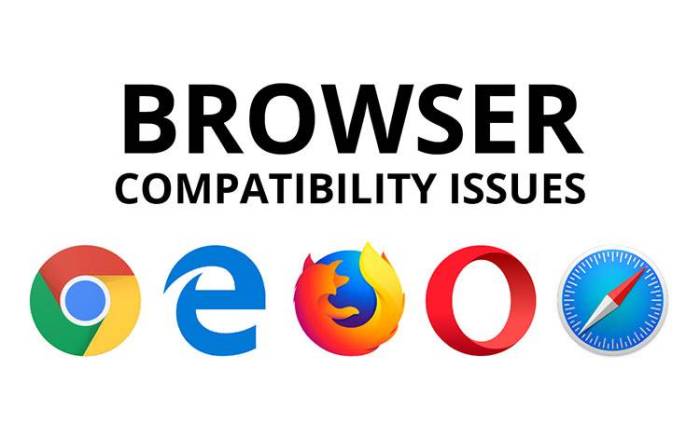 Browser compatibility issues Browser compatibility issues